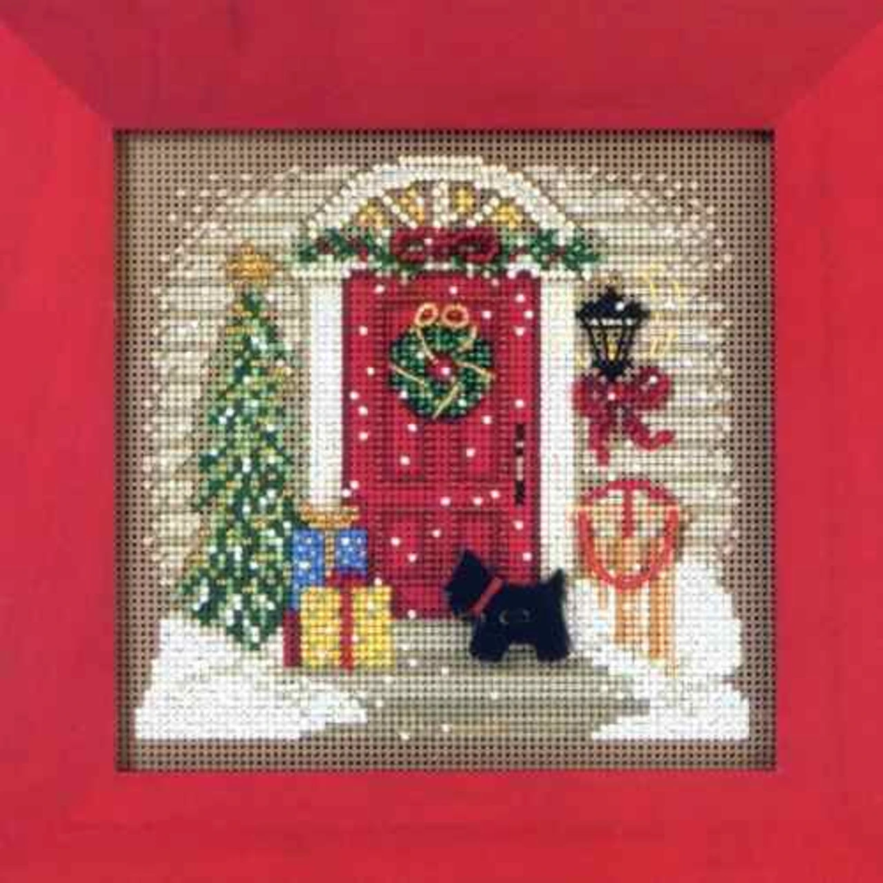 Home For Christmas Cross Stitch Kit Mill Hill 2011 Buttons & Beads 4 Home For Christmas Cross Stitch Kit Mill Hill 2011 Buttons & Beads - Image 2