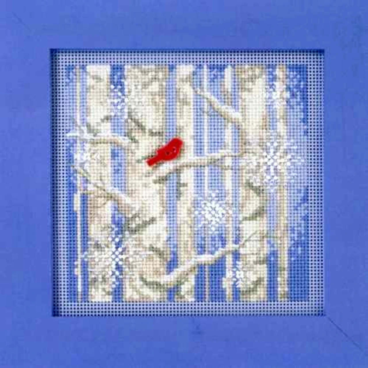 Winter Woods Beaded Cross Stitch Kit 2011 Mill Hill Buttons & Beads 4 Winter Woods Beaded Cross Stitch Kit 2011 Mill Hill Buttons & Beads - Image 2