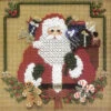 I Believe Bead Cross Stitch Kit Mill Hill 1996 Buttons & Beads Winter