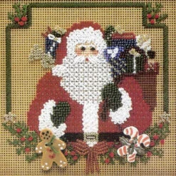 I Believe Bead Cross Stitch Kit Mill Hill 1996 Buttons & Beads Winter