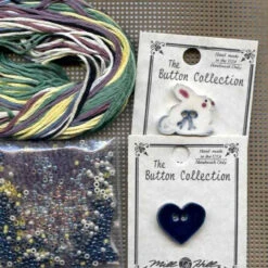 Baby Sampler Cross Stitch Kit Mill Hill 1998 Buttons & Beads Everyday -Mew Holidays Shop 1998 baby sampler002 09964.1455053969