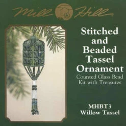 Willow Tassel Beaded Stitched Christmas Ornament Kit Mill Hill 2001 -Mew Holidays Shop 2001 willow tassel001 91572.1455054098