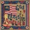 God Bless America Cross Stitch Kit Mill Hill 2002 Buttons & Beads Autumn MHCB185 -Mew Holidays Shop 2002 god bless america005 43701.1679841947