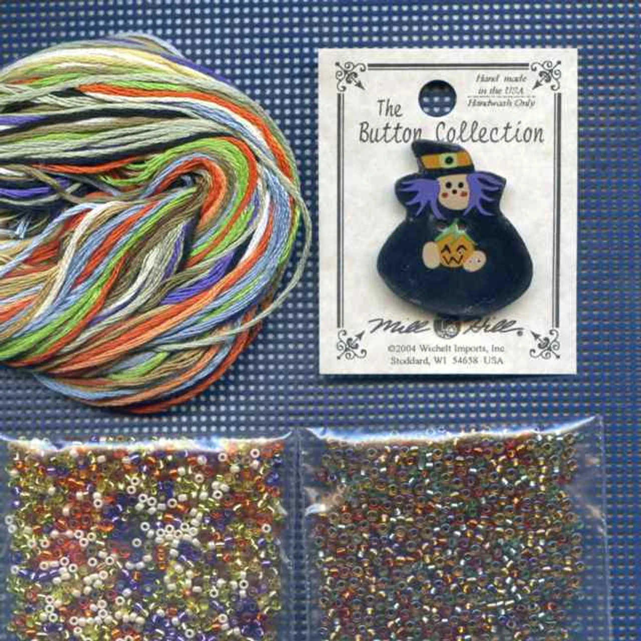 Boo House Cross Stitch Kit Mill Hill 2006 Buttons & Beads Autumn 6 Boo House Cross Stitch Kit Mill Hill 2006 Buttons & Beads Autumn - Image 4