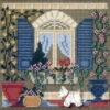 Window Friends Cross Stitch Kit Mill Hill 2006 Buttons & Beads Spring -Mew Holidays Shop 2006 window friends005 67470.1679767962