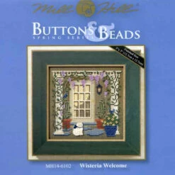 Wisteria Welcome Cross Stitch Kit Mill Hill 2006 Buttons & Beads -Mew Holidays Shop 2006 wisteria welcome001 12498.1455054530