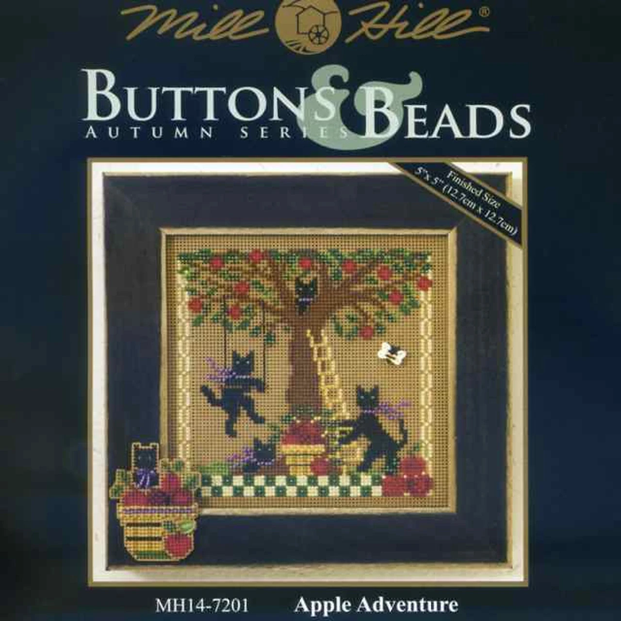Apple Adventure Cross Stitch Kit Mill Hill 2007 Buttons & Beads 5 Apple Adventure Cross Stitch Kit Mill Hill 2007 Buttons & Beads - Image 3