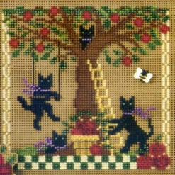 Apple Adventure Cross Stitch Kit Mill Hill 2007 Buttons & Beads