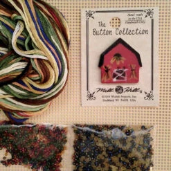 Barnyard Morning Cross Stitch Kit Mill Hill 2008 Buttons & Beads Spring MH148106 -Mew Holidays Shop 2008 barnyard morning002 57391.1473193763