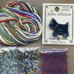 Caroling Cross Stitch Kit Mill Hill 2008 Buttons & Beads Winter -Mew Holidays Shop 2008 caroling002 27644.1455056156