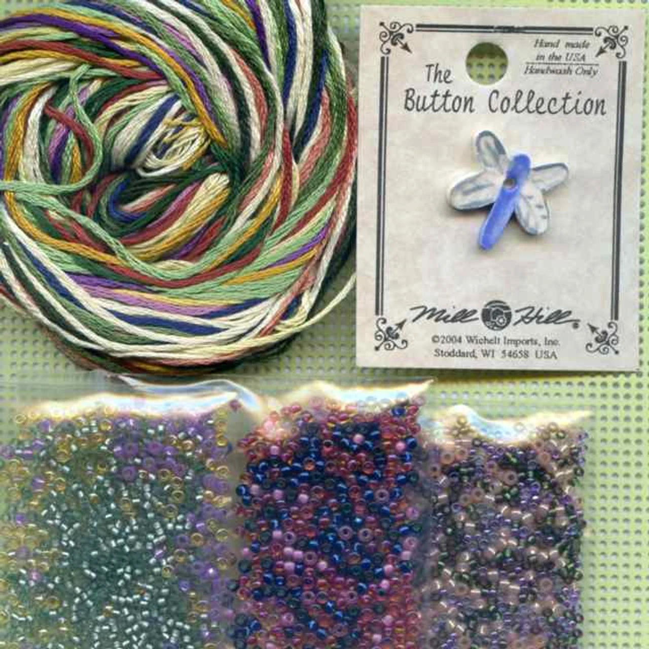 Herb Garden Cross Stitch Kit Mill Hill 2008 Buttons & Beads Spring 6 Herb Garden Cross Stitch Kit Mill Hill 2008 Buttons & Beads Spring - Image 4