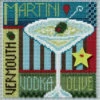 Martini Cross Stitch Kit Mill Hill 2008 Buttons & Beads Spring -Mew Holidays Shop 2008 martini005 01037.1679769783
