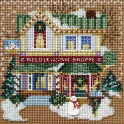Needlework Shop Cross Stitch Kit Mill Hill 2008 Buttons & Beads Winter