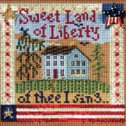Sweet Liberty Cross Stitch Kit Mill Hill 2008 Buttons & Beads Autumn MH148204