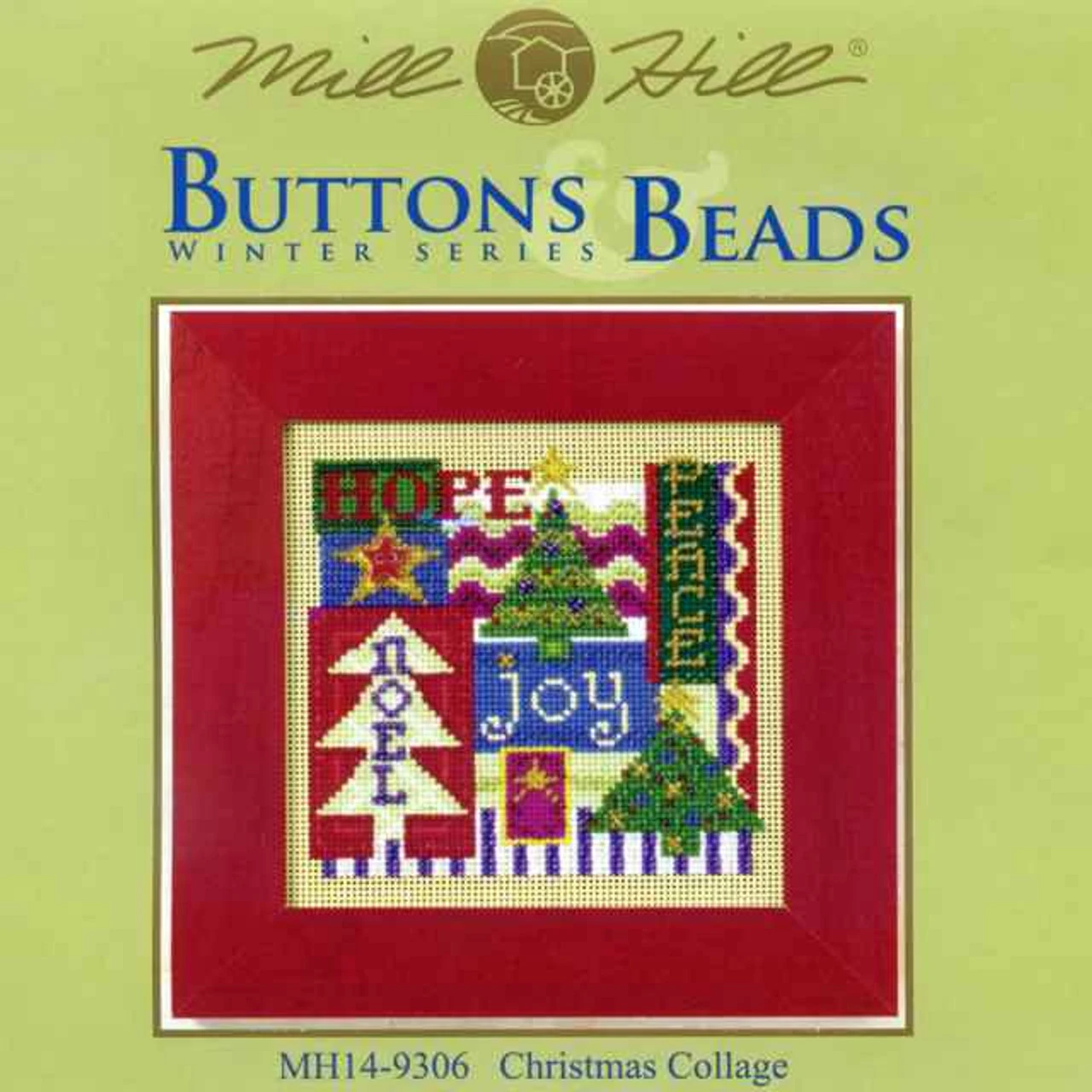 Christmas Collage Holiday Kit Mill Hill 2009 Buttons & Beads Winter 5 Christmas Collage Holiday Kit Mill Hill 2009 Buttons & Beads Winter - Image 3