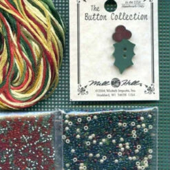 Mistletoe Cross Stitch Kit Mill Hill 2009 Buttons & Beads Winter -Mew Holidays Shop 2009 mistletoe002 76252.1455054927