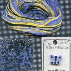 Pansy Beaded Cross Stitch Kit Mill Hill 2009 Buttons & Beads Spring -Mew Holidays Shop 2009 pansy002 62848.1455054905