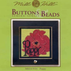 Poppy Beaded Cross Stitch Kit Mill Hill 2009 Buttons & Beads Spring 8 Poppy Beaded Cross Stitch Kit Mill Hill 2009 Buttons & Beads Spring -Mew Holidays Shop 2009 poppy001 38259.1455054896