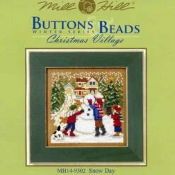 Snow Day Cross Stitch Kit Mill Hill 2009 Buttons & Beads Winter 8 Snow Day Cross Stitch Kit Mill Hill 2009 Buttons & Beads Winter -Mew Holidays Shop 2009 snow day001 63674.1455054867