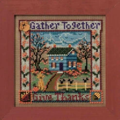 Gather Together Cross Stitch Kit Mill Hill 2010 Buttons & Beads Autumn