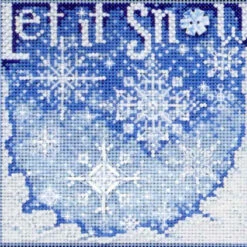 Snowfall Cross Stitch Kit Mill Hill 2010 Buttons & Beads Winter