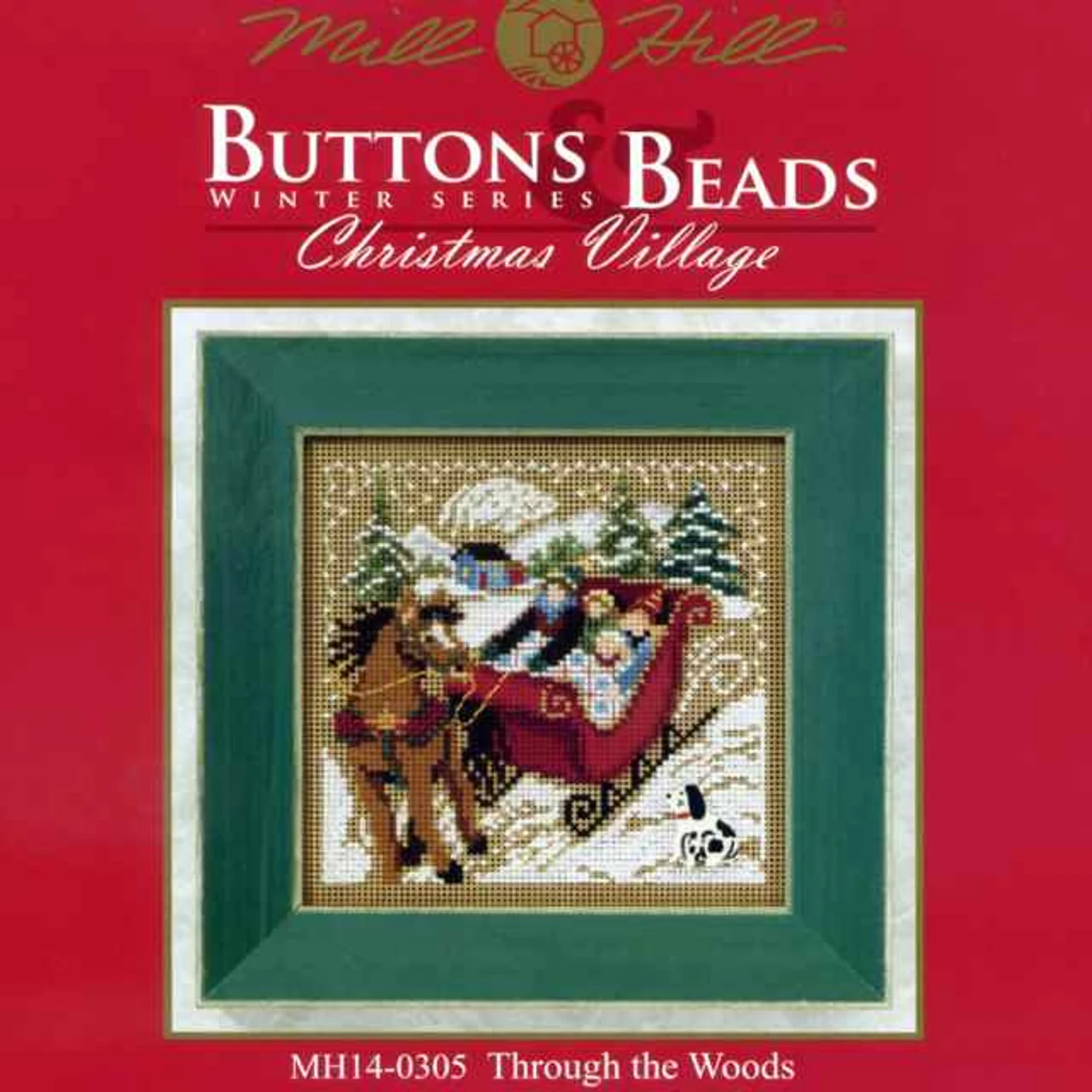 Through The Woods Holiday Kit Mill Hill 2010 Buttons & Beads Winter 5 Through The Woods Holiday Kit Mill Hill 2010 Buttons & Beads Winter - Image 3
