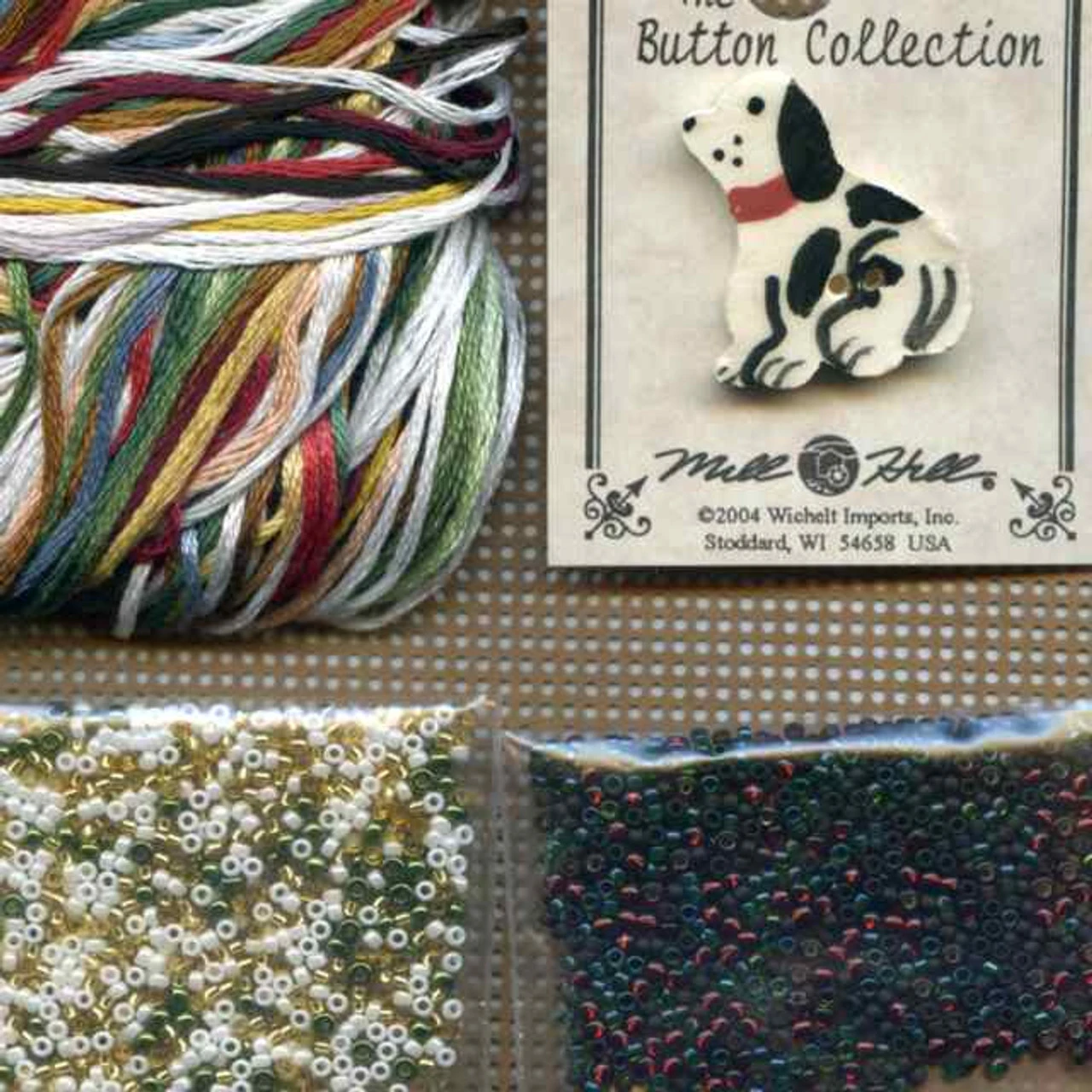 Through The Woods Holiday Kit Mill Hill 2010 Buttons & Beads Winter 6 Through The Woods Holiday Kit Mill Hill 2010 Buttons & Beads Winter - Image 4