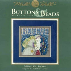 Believe 2011 Cross Stitch Kit Mill Hill 2011 Buttons & Beads Winter -Mew Holidays Shop 2011 believe001 89498.1455055302