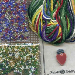 Hanging Around Bead Cross Stitch Kit Mill Hill 2011 Buttons & Beads -Mew Holidays Shop 2011 hanging around002 58664.1455055250