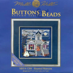 Haunted Mansion Cross Stitch Kit Mill Hill 2011 Buttons & Beads Autumn -Mew Holidays Shop 2011 haunted mansion001 03222.1455055246