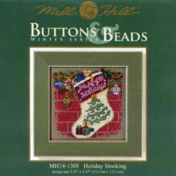 Holiday Stocking Bead Cross Stitch Kit Mill Hill 2011 Buttons & Beads -Mew Holidays Shop 2011 holiday stocking001 18016.1455055236