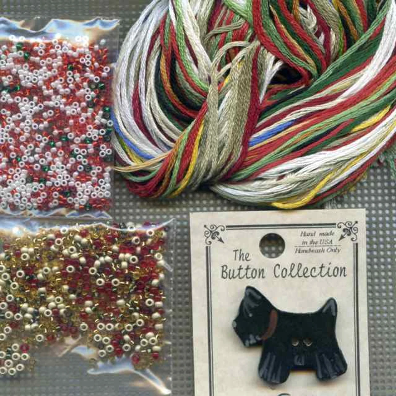 Home For Christmas Cross Stitch Kit Mill Hill 2011 Buttons & Beads 6 Home For Christmas Cross Stitch Kit Mill Hill 2011 Buttons & Beads - Image 4