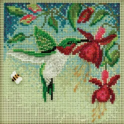 Hummingbird Cross Stitch Kit Mill Hill 2011 Buttons & Beads Spring MH141104