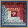 Log Cabin Quilt Cross Stitch Kit Mill Hill 2011 Buttons & Beads Autumn -Mew Holidays Shop 2011 log cabin quilt005 02746.1679768751