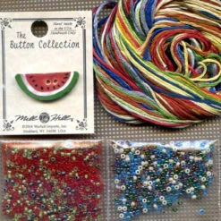 Barbeque Cross Stitch Kit Mill Hill 2013 Buttons & Beads Spring -Mew Holidays Shop 2013 barbeque002 81625.1455055519