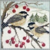 Chickadees Cross Stitch Kit Mill Hill 2013 Buttons & Beads Winter -Mew Holidays Shop 2013 chickadees005 29180.1679769568
