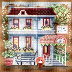 Tea Room Cross Stitch Kit Mill Hill 2013 Buttons & Beads Spring
