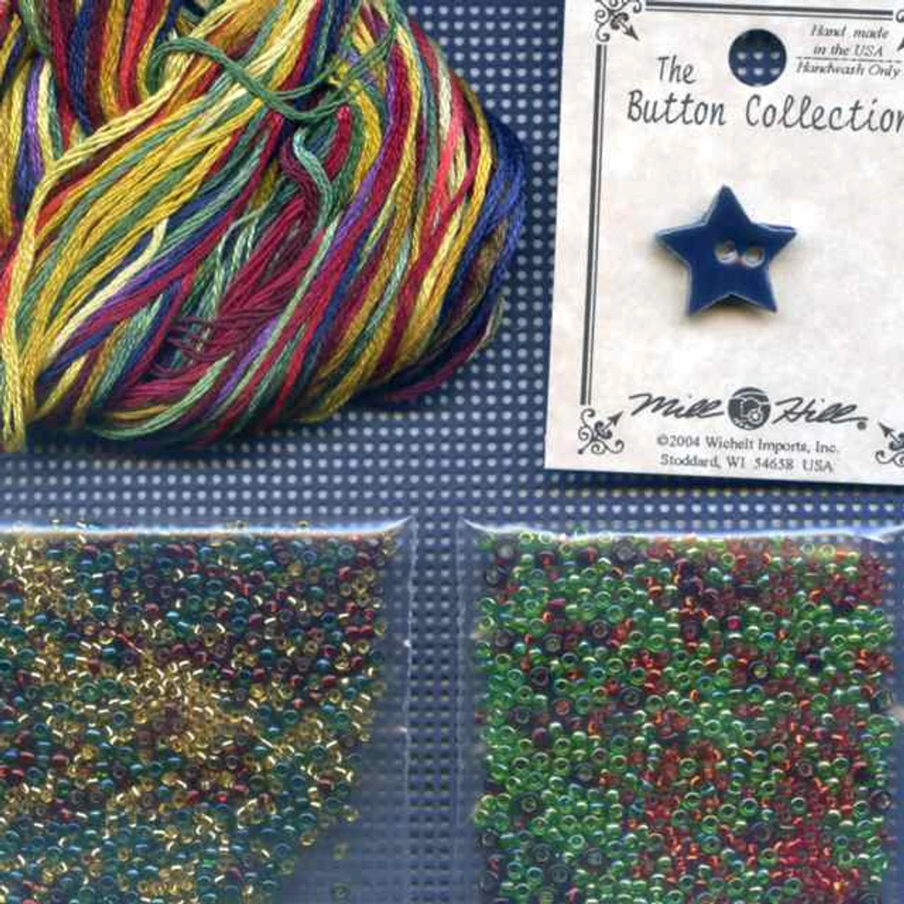 French Horn Cross Stitch Kit Mill Hill 2014 Buttons & Beads Winter 6 French Horn Cross Stitch Kit Mill Hill 2014 Buttons & Beads Winter - Image 4