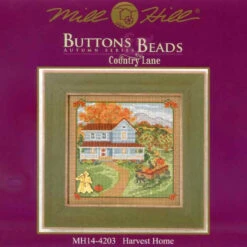 Harvest Home Cross Stitch Kit Mill Hill 2014 Buttons & Beads Autumn -Mew Holidays Shop 2014 harvest home001 84481.1455055987