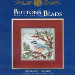 Nuthatch Cross Stitch Kit Mill Hill 2014 Buttons & Beads Winter -Mew Holidays Shop 2014 nuthatch001 18720.1455056072