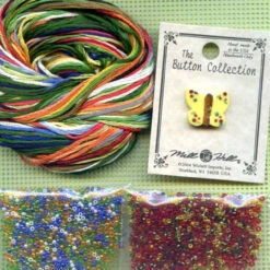 Parrot Cross Stitch Kit Mill Hill 2014 Buttons & Beads Spring -Mew Holidays Shop 2014 parrot002 41541.1455055903