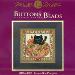 Peek-A-Boo Pumpkin Cross Stitch Kit Mill Hill 2014 Autumn Series -Mew Holidays Shop 2014 peek a boo pumpkin001 64845.1455055984