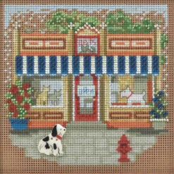 Pet Shoppe Cross Stitch Kit Mill Hill 2014 Buttons & Beads Spring
