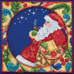 Santa Claus 2014 Bead Cross Stitch Kit Mill Hill 2014 Jim Shore Winter JS30-4102