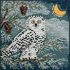 Snowy Owl Cross Stitch Kit Mill Hill 2014 Buttons & Beads Winter -Mew Holidays Shop 2014 snowy owl005 67537.1679779780