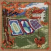 Country Quilts Cross Stitch Kit Mill Hill 2016 Buttons & Beads Autumn
