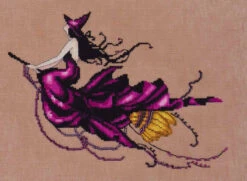 Eva Kit Cross Stitch Chart Fabric Beads Nora Corbett NC224 Mirabilia Designs