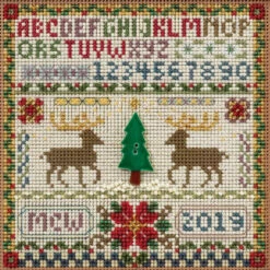 Holiday Sampler Cross Stitch Kit Mill Hill 2016 Buttons & Beads Winter MH141633