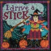 I Drive A Stick Cross Stitch Kit Mill Hill 2016 Buttons & Beads Autumn -Mew Holidays Shop 2016 i drive stick005 07915.1679789514
