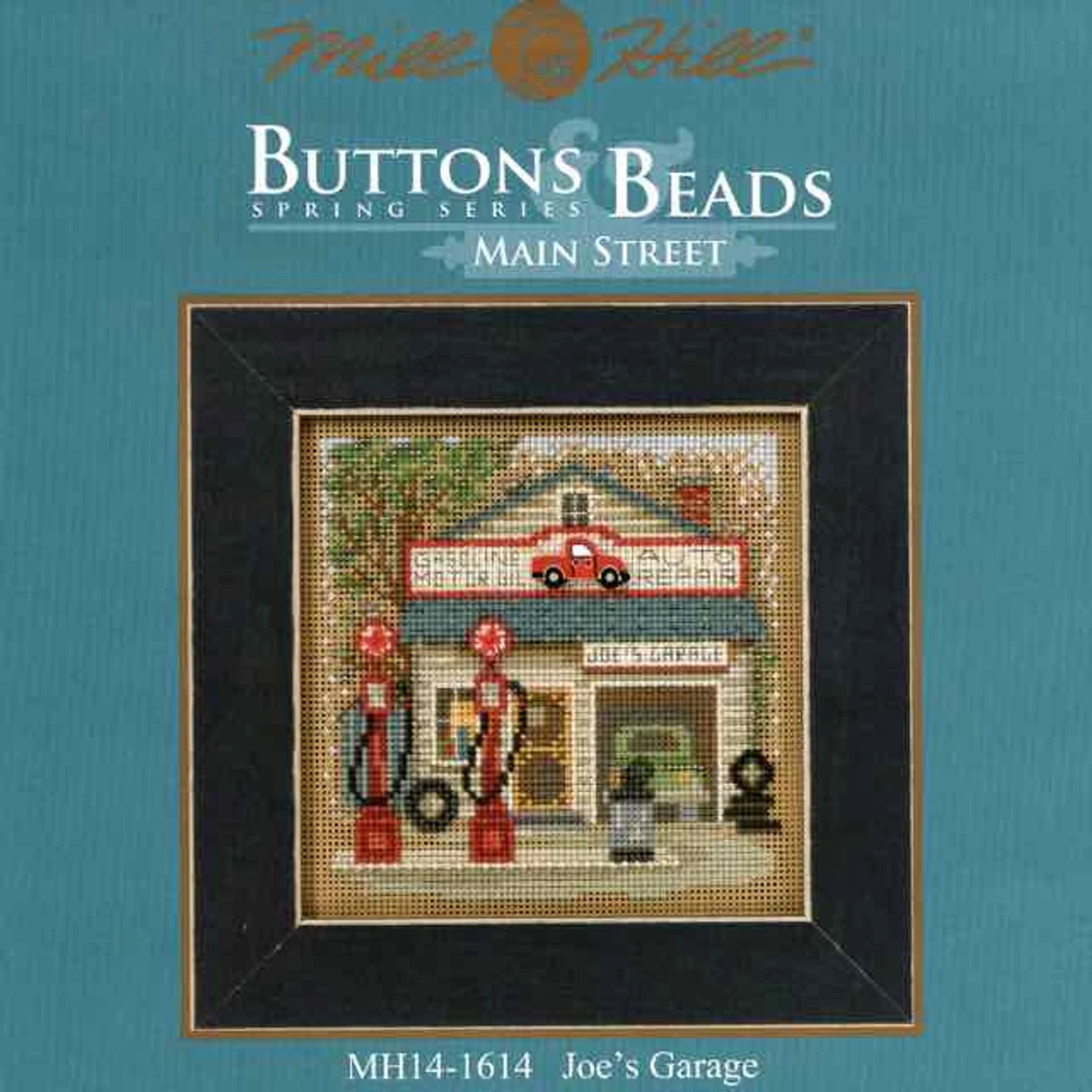 Joe's Garage Cross Stitch Kit Mill Hill 2016 Buttons & Beads Spring MH141614 5 Joe's Garage Cross Stitch Kit Mill Hill 2016 Buttons & Beads Spring MH141614 - Image 3